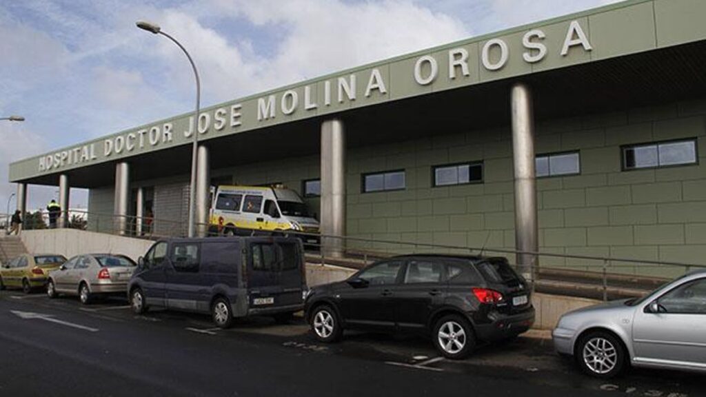 accident camion hormigonera aeroport lanzarote blesse
