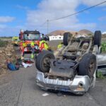 accident fourgonnette blesse tinajo lanzarote