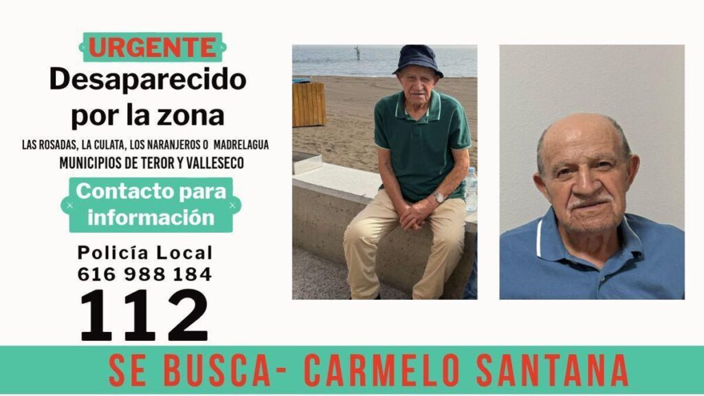 alerte disparition senior teror valleseco gran canaria