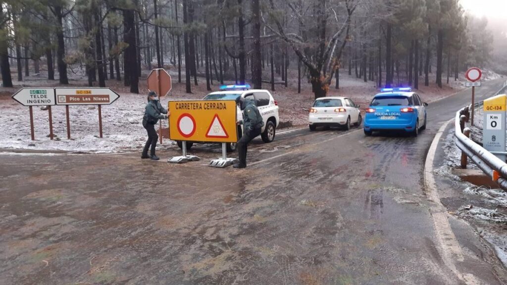 gran canaria routes fermees eboulements pluies