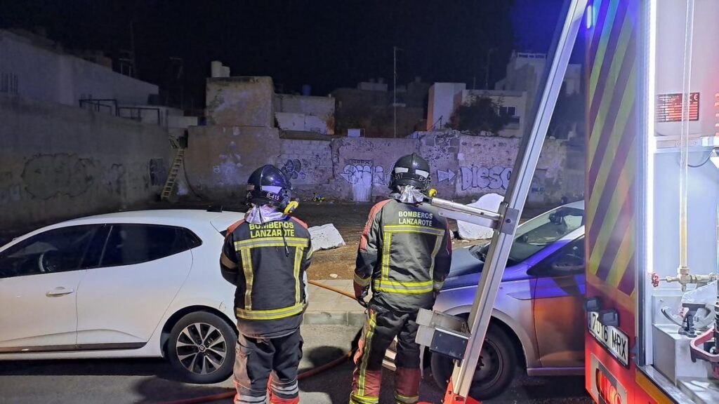 incendie suspect sauvetage migrants arrecife lanzarote