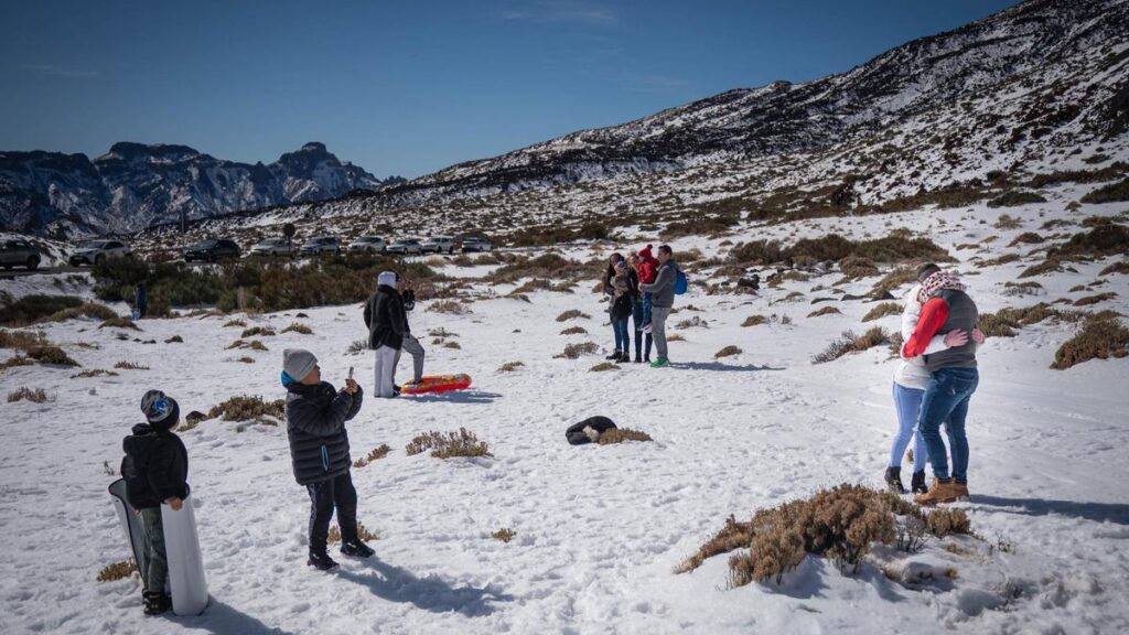 tempete emilia teide dispositif exceptionnel acces neige