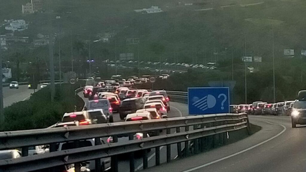 accident cinq vehicules gc3 gran canaria