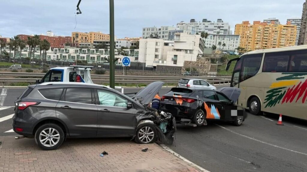 accident circulation las palmas gran canaria 23 janvier