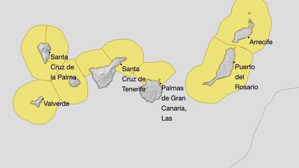 alerte jaune forte houle iles canaries weekend