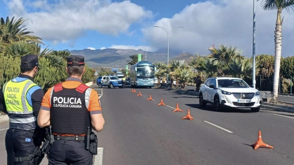 controle transport illegal aeroport tenerife sud