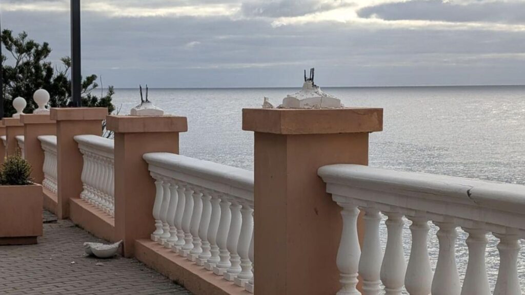 vandalisme ornements front mer telde gran canaria