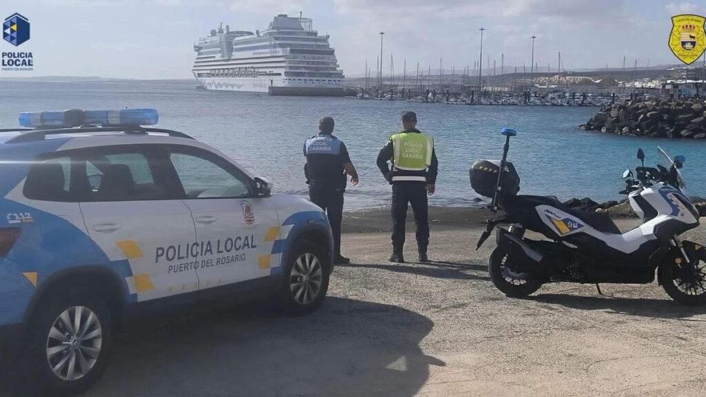 homme mord policier inspection puerto del rosario fuerteventura
