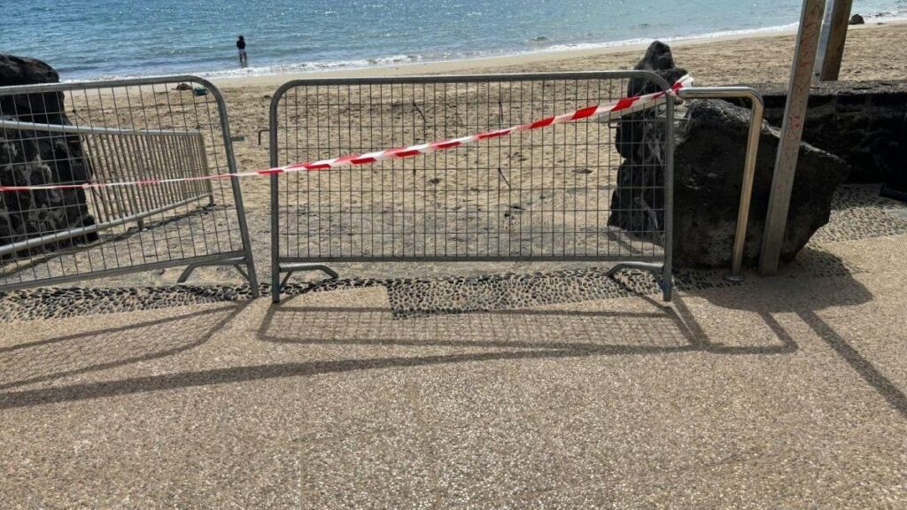 lanzarote plage blanca fermeture pollution enterocoques