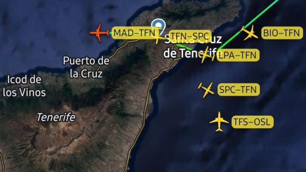perturbations vols tenerife nord alerte meteo canaries