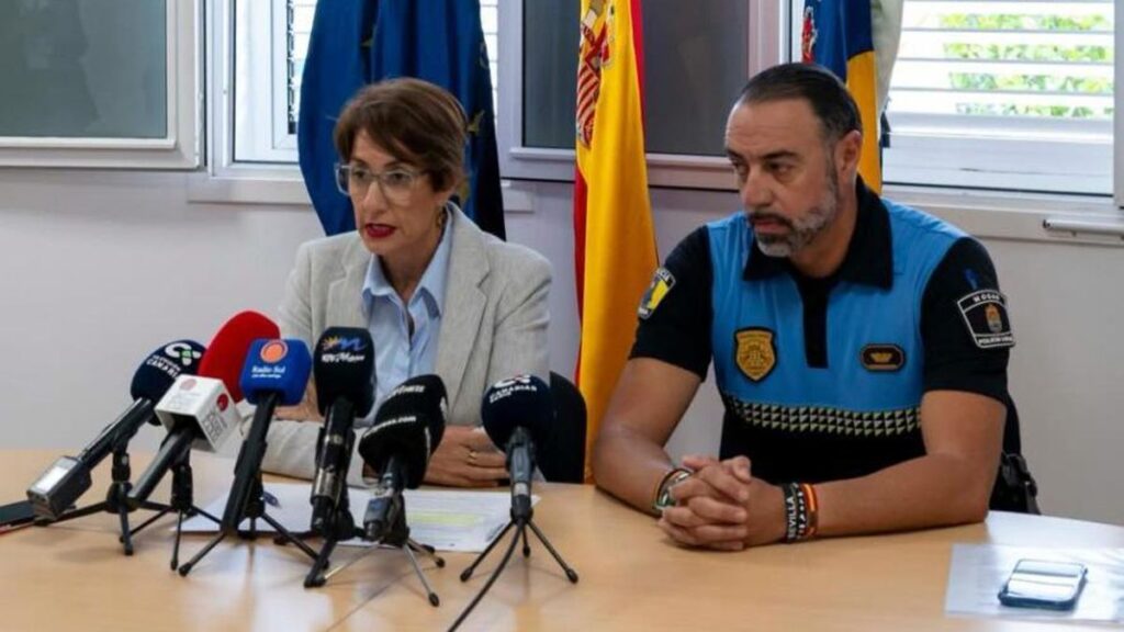 policier mogan detournement amendes touristes gran canaria 1