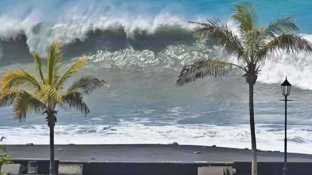 tazacorte alerte digue urgence proteger plage palma