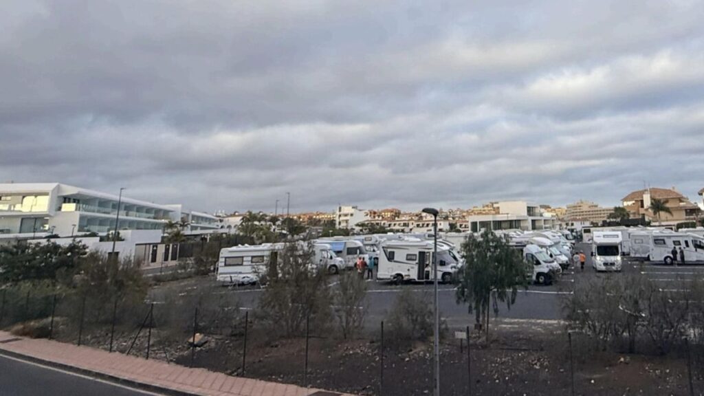 tenerife san miguel abona parking camping cars conflit residents