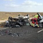 accident grave route lanzarote yaiza six blesses
