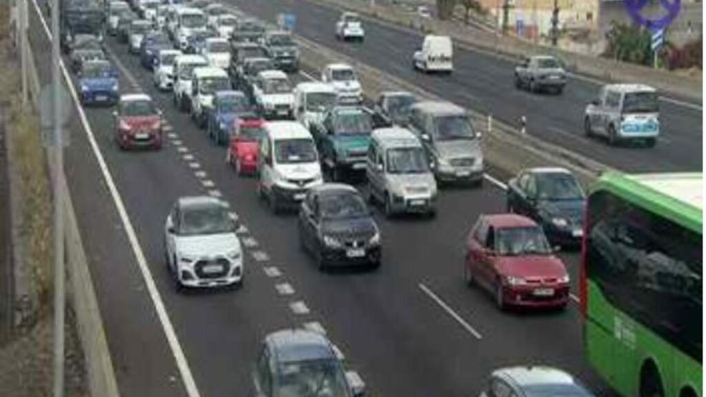 accident tf5 la laguna motard blesse embouteillages