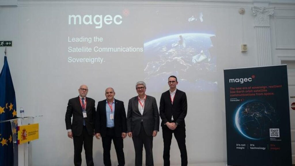 canaries constellation satellites magec communications securisees