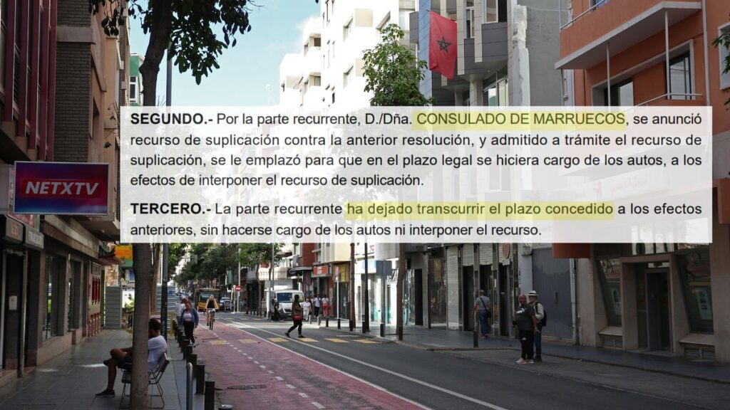 consulat maroc canaries condamnation harcelement moral definitive