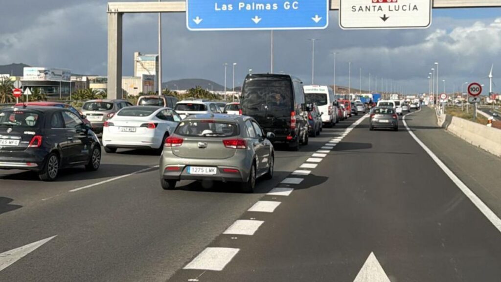 embouteillages accidents autoroutes gran canaria mars 2026