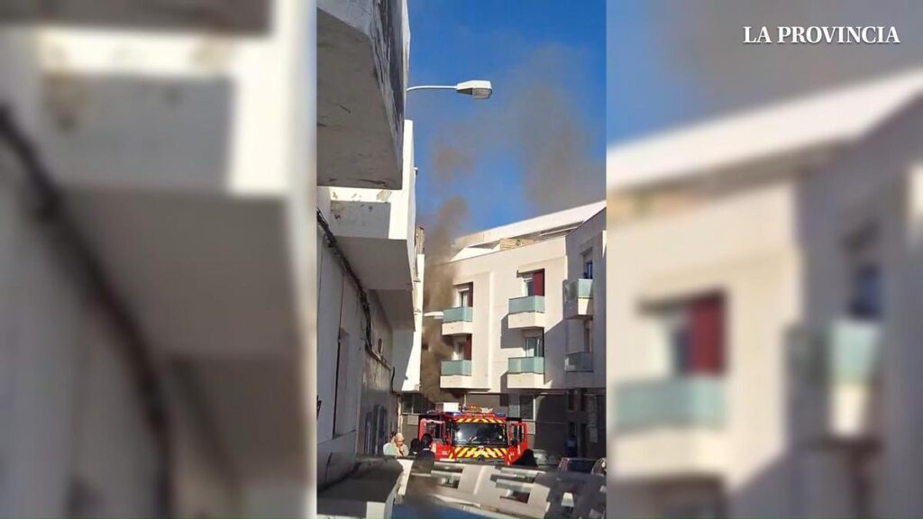 femme arrestee incendie criminel el tablero tenerife