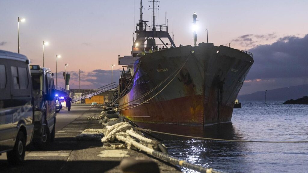 fuite eau cargo cocaine port tenerife