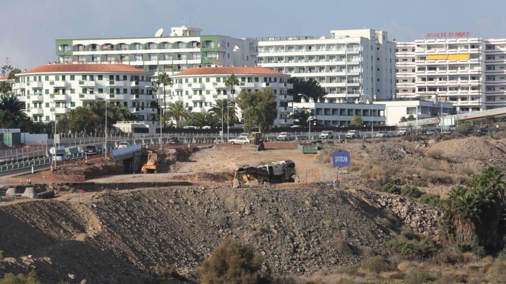 gran canaria parc aquatique zone inondable alerte ecologiste