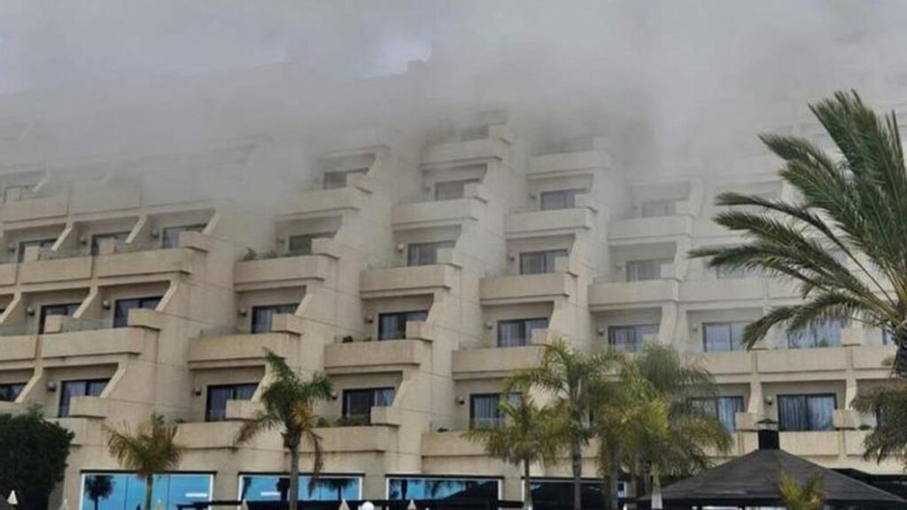 incendie hotel alexandre teguise playa lanzarote
