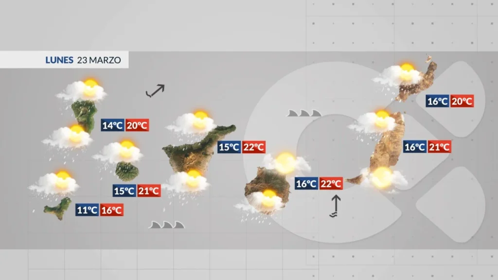 lundi 23 mars avis fortes pluies canaries