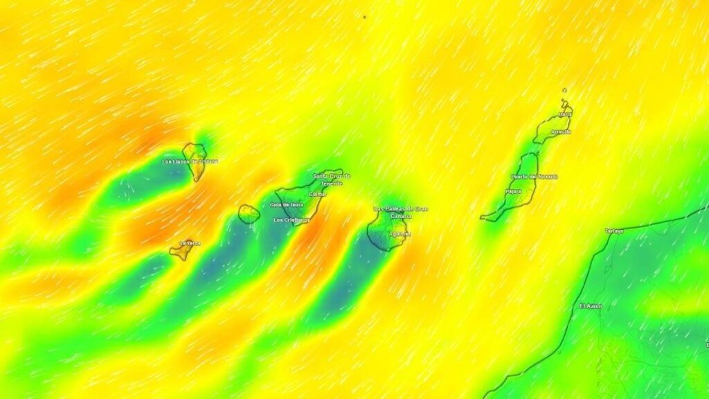 prevision meteo vent fort canaries dimanche