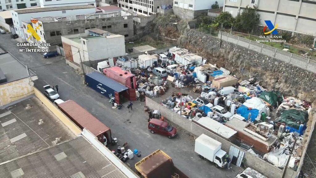 reseau dechets dangereux tenerife afrique demantele