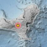 seisme magnitude 2 4 el hierro la frontera