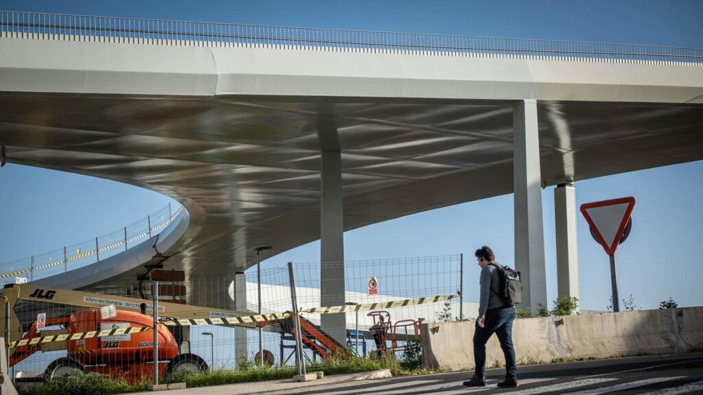 tenerife nouveau troncon escalier passerelle padre anchieta