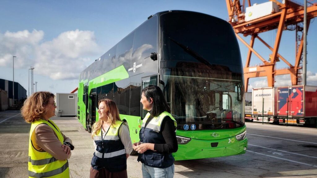 tenerife premiers bus a imperiale espagne transport public