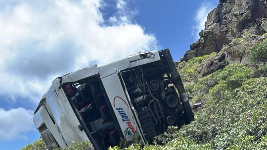accident bus touristique la gomera bilan blesses