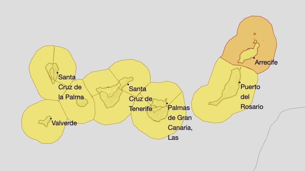 alerte orange lanzarote vigilance jaune canaries