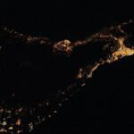 contamination lumineuse canaries vue espace nasa