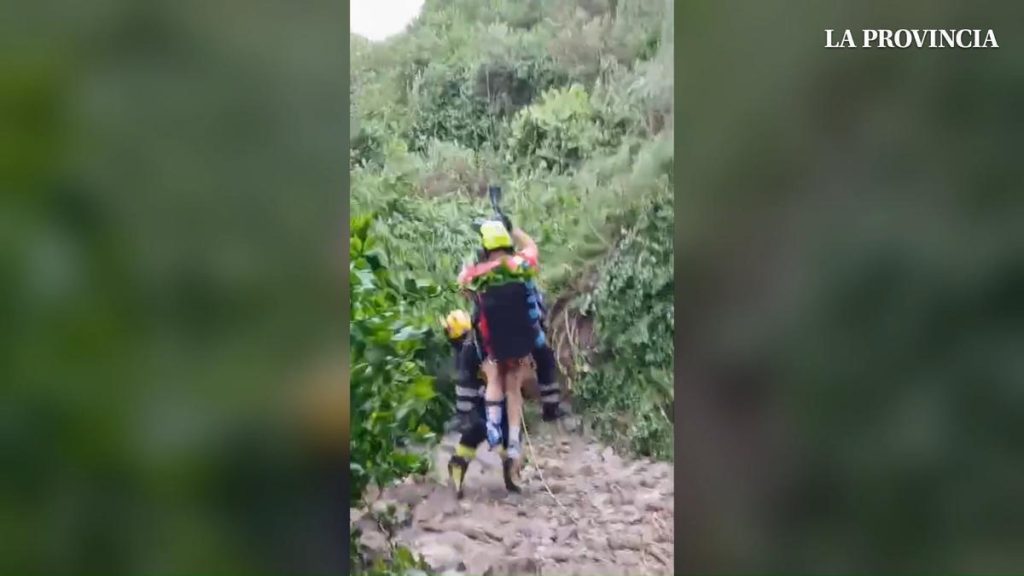 deux randonneuses secourues par helicoptere gran canaria