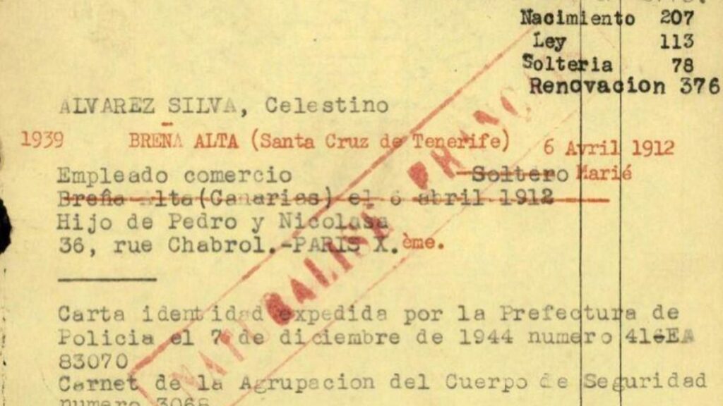 exil canariens france guerre civile archives numerisees