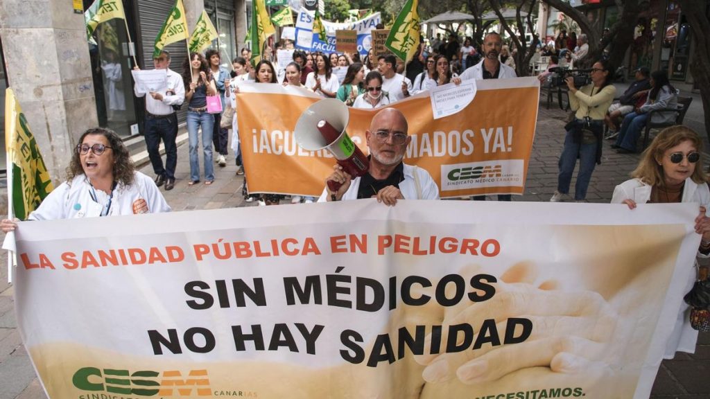 greve medecins canaries statut cadre
