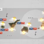 meteo canaries front pluvieux mardi 7 avril 2026