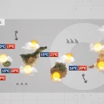 meteo canaries jeudi 9 avril vent pluie