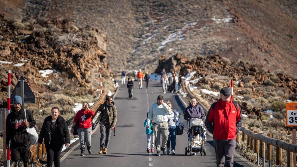 parcs nationaux canaries baisse frequentation 2025