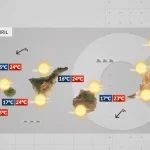 retour calima hausse temperatures canaries 17 avril