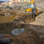 retrait algues plages san cristobal las palmas
