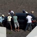 touriste sable plage troya tenerife