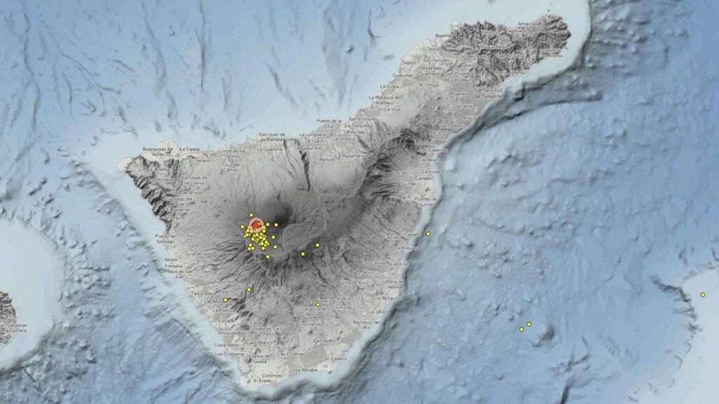 activite sismique tenerife pas risque eruption