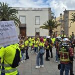 greve pompiers las palmas gran canaria conditions