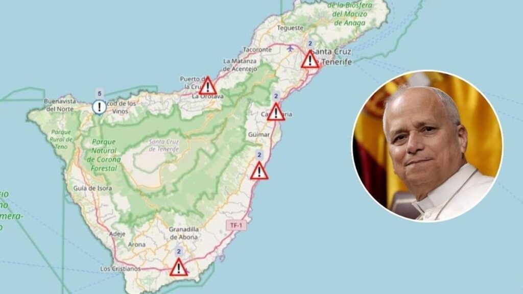 restrictions circulation visite pape tenerife 12 juin 2026