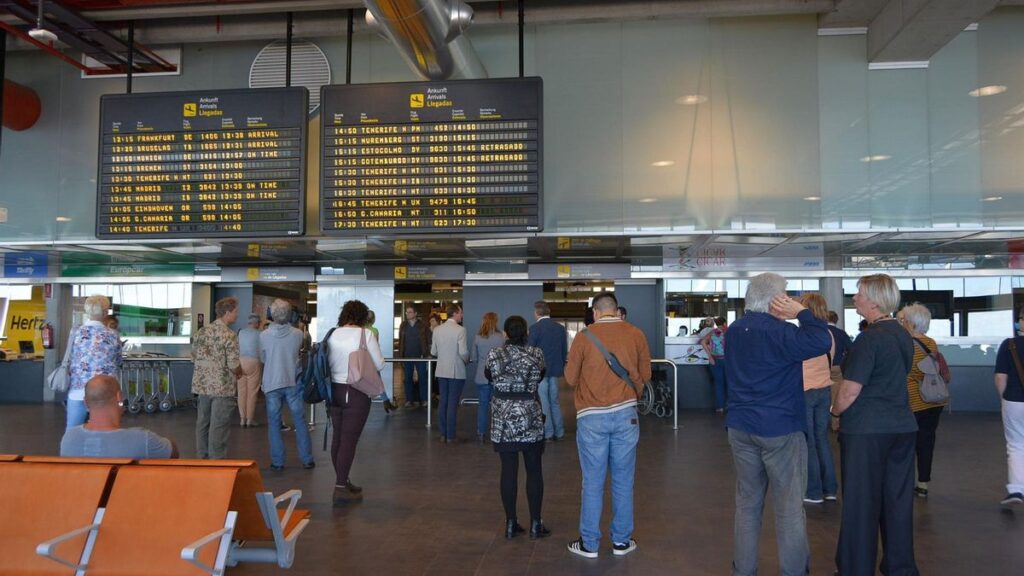 trafic aerien canaries mai 2026