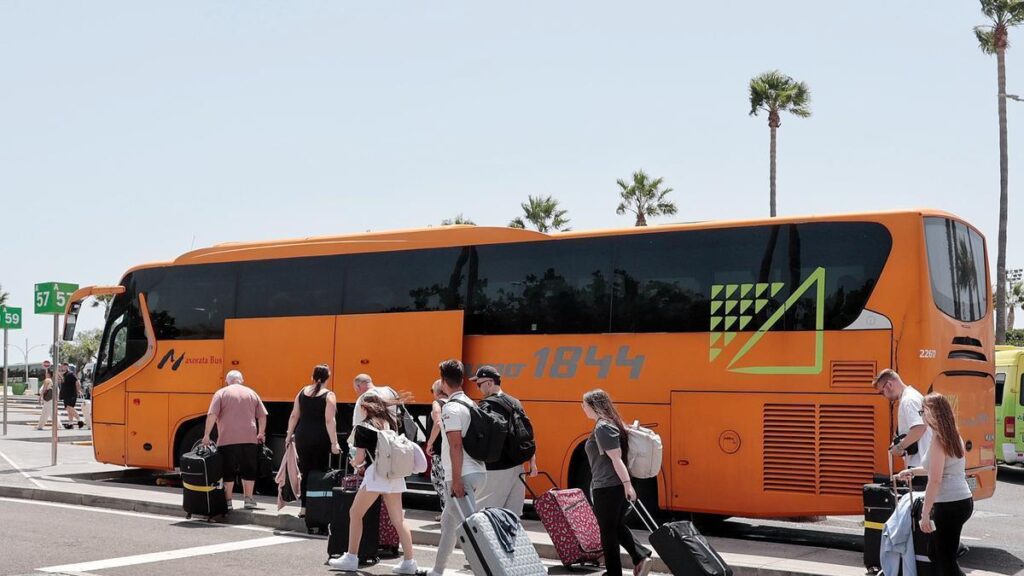 aeroport tenerife sud aena changements systeme acces bus