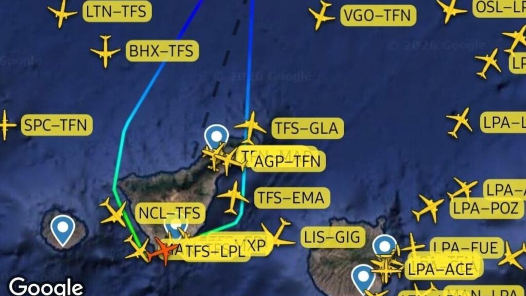 easyjet bagarre vol demi tour urgence tenerife sud